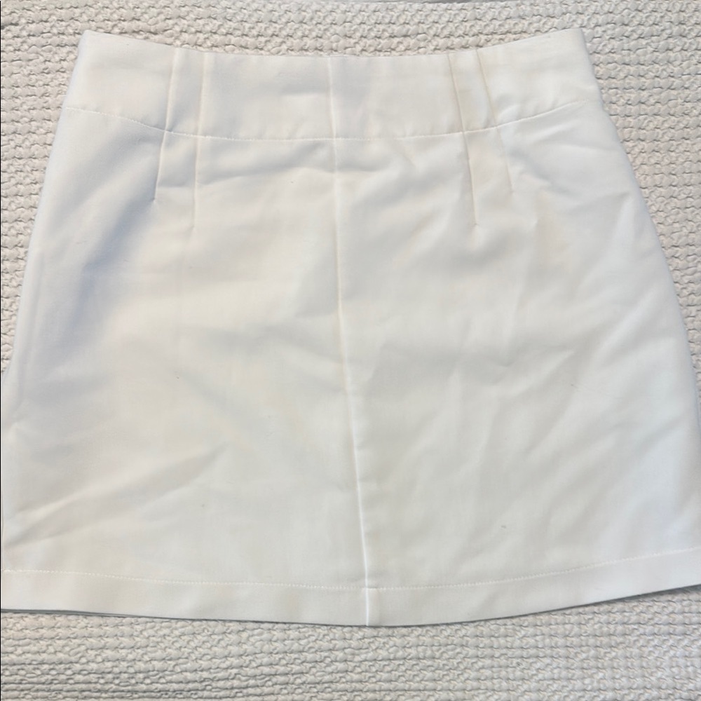 Abercrombie & Fitch White Women's Mini Skirt